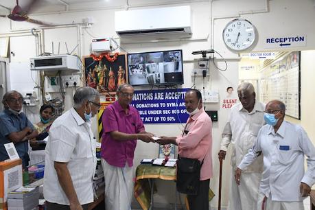 spectacles distributed at SYMA - remembering KE Raghavan