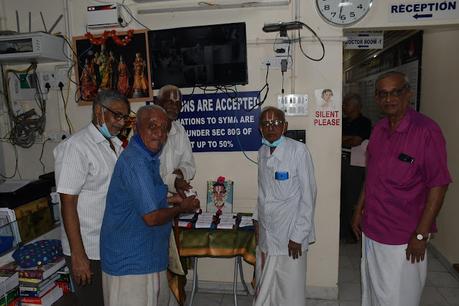 spectacles distributed at SYMA - remembering KE Raghavan