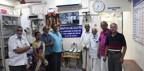 spectacles distributed at SYMA - remembering KE Raghavan