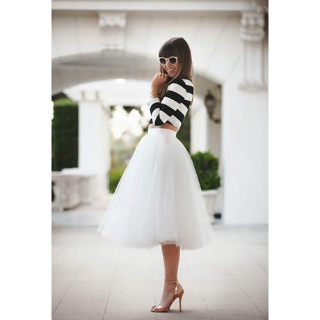 7 ideas to wear outfits with tulle skirt and look elegant