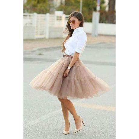 7 ideas to wear outfits with tulle skirt and look elegant