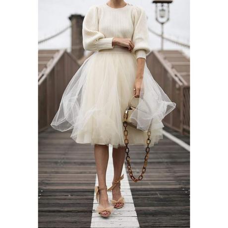 7 ideas to wear outfits with tulle skirt and look elegant