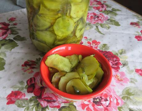 Refrigerator Bread and Butter Pickles