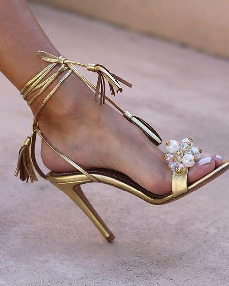 beach wedding sandals heels