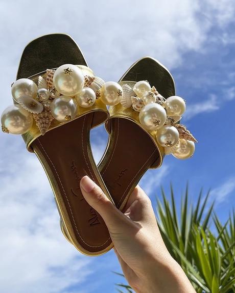 beach wedding sandals for bridesmaids