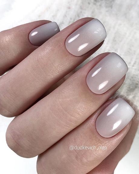 short wedding nails ombre