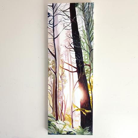 Wild Wood Sun | Revisiting the Glowing Light in my Previous Painting