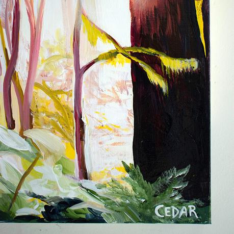 Wild Wood Sun | Revisiting the Glowing Light in my Previous Painting