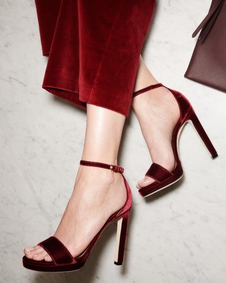 red wedding shoes for bridesmaids