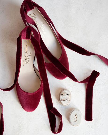 red wedding shoes for bridesmaids