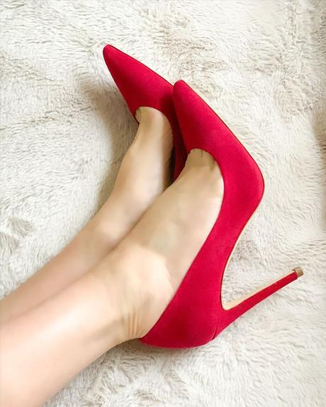 red wedding shoes heels