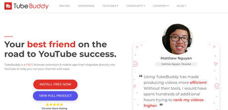 TubeBuddy- Seven YouTube Rank Tracker 