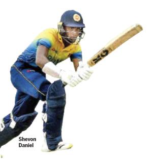 Shevon hit 155 to build up Sri Lanka Youth innings