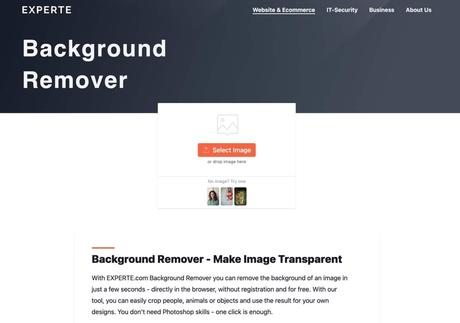 EXPERTE free online image removal, automatically remove the background and download high-quality results