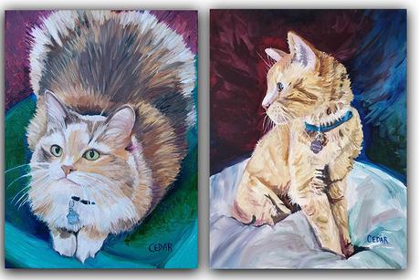 Orange O’Malley | Cat Portrait | Commissioned Art