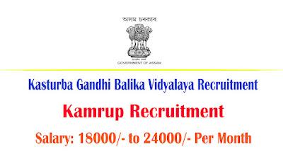 Kasturba Gandhi Balika Vidyalaya Recruitment