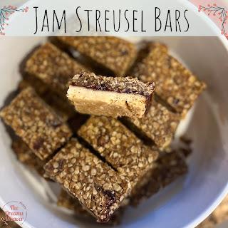 Jam Streusel Bars ~ The Dreams Weaver