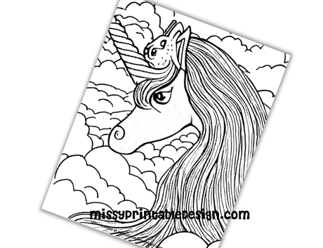 Free Unicorn Coloring Pages Printable