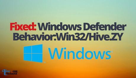 Windows Defender Behavior:Win32/Hive.ZY