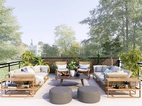 designing an outdoor living area