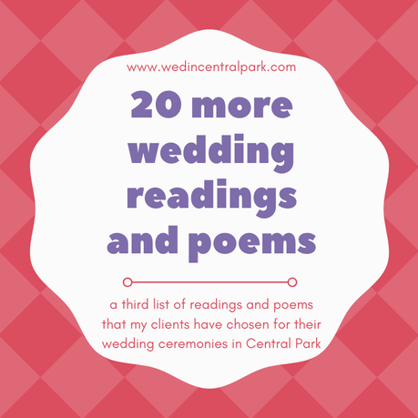 Another Twenty Readings and Poems for Weddings
