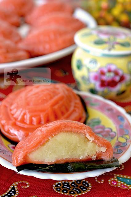 traditional natural less sweet reduced sugar sweet potato nyonya ang ku kuih ang ku kueh 紅龟粿 紅龟糕