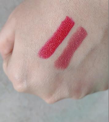 StarStruck Intense Matte Lip Color Lipstick by Sunny Leone in Sugar Plum & Cherry Bomb Review