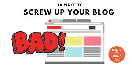 screw up your blog