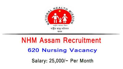 NHM Assam Recruitment 2022 | Apply For  620 B.Sc Nursing Vacancy