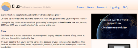 F.lux- Programmer Productivity Tools