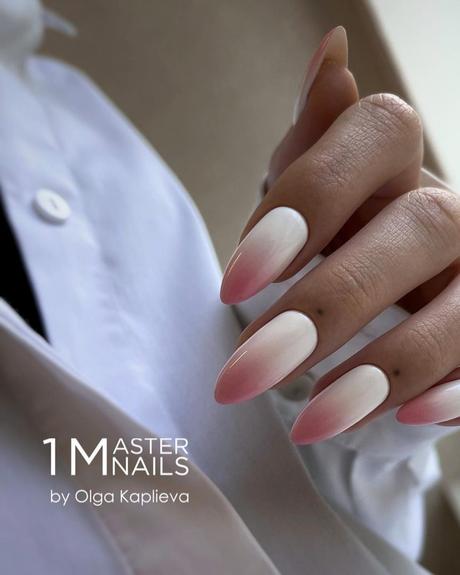 stiletto wedding nails ombre