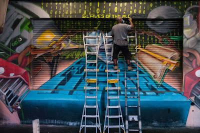 Friday Fotos: Graffiti in progress [Jersey City]