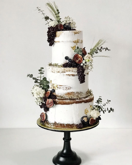 fall wedding cake