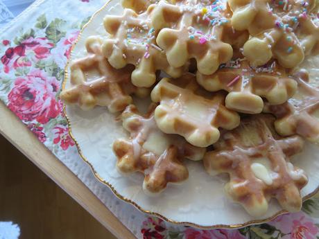 Maple Glazed Donut Waffles