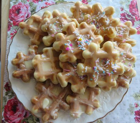 Maple Glazed Donut Waffles