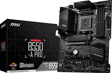 9 Best Motherboards for Ryzen 7 3700X MSI B550-A PRO ProSeries Motherboard (AMD AM4, DDR4, PCIe 4.0, SATA 6Gb/s, M.2, USB 3.2 Gen 2, HDMI/DP, ATX)