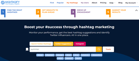 Hashtagify- Hashtag For Social Media