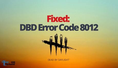 Fixed: DBD Error Code 8012