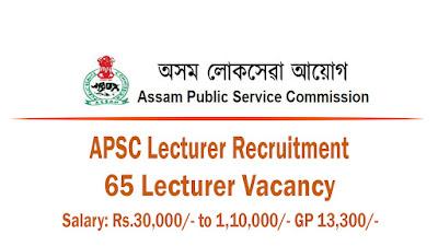 APSC Lecturer Recruitment 2022 |  Apply For 65 Lecturer Posts