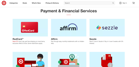 Payment Options Target
