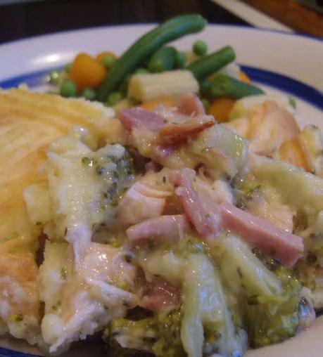 Chicken, Ham and Broccoli Casserole