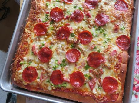 School Cafeteria Pizza