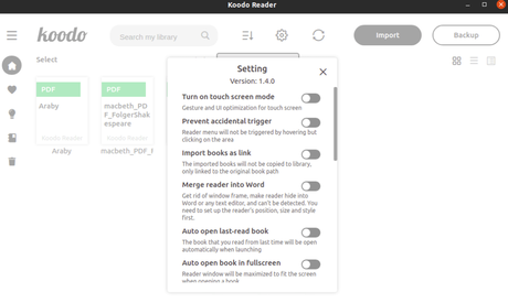 Koodo Reader: e-book reader Koodo Reader: e-book reader