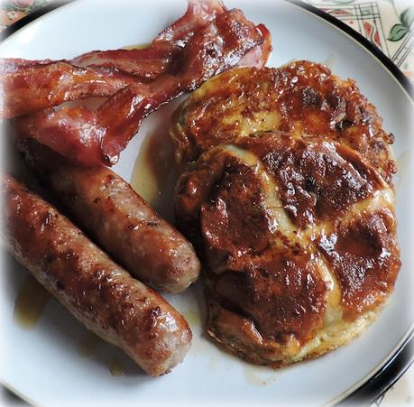 Hot Cross Bun French Toast