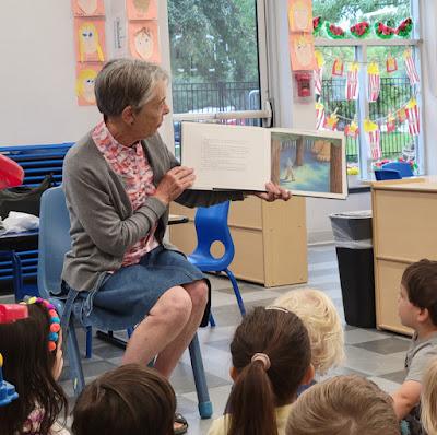 AUTHOR VISIT: Reading THE TERRIBLE HODAG to the ESNS Preschool in Minneapolis