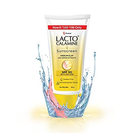 Lacto Calamine Sunshield Matte Look Sunscreen SPF50 PA+++ for Oily or Acne prone skin