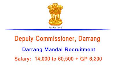 DC Darrang Mandal Recruitment 2022 | For 16 Mandal Vacancy