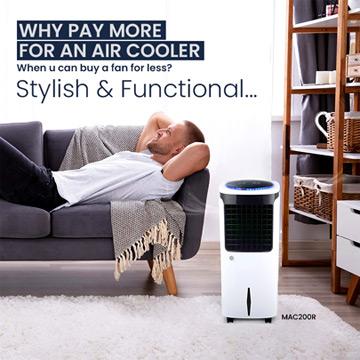 When the days get hot, When the days get hot, “Mistral” Air Coolers come to your rescue!