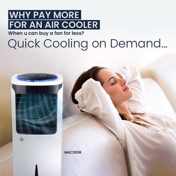 When the days get hot, When the days get hot, “Mistral” Air Coolers come to your rescue!