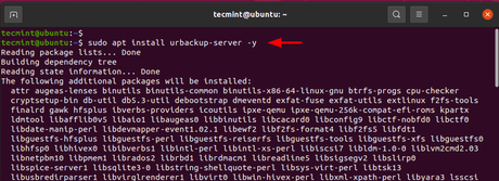 How to install UrBackup backup system [сервер/клиент] in Ubuntu